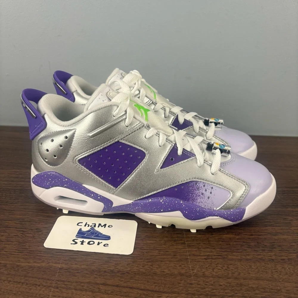 Nike Air Jordan Retro 6 G Golf NRG U23 Cleats Shoes FD0205 055 Men Size 8 - Picture 1 of 8
